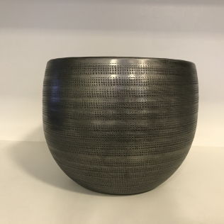 Cachepô Metal Chumbo M