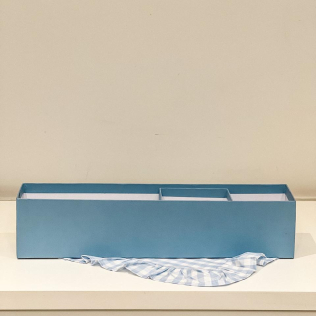 Caixa cartonada azul 