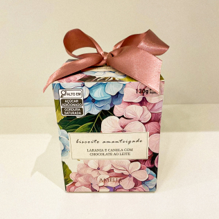 Biscoito Amanteigado de Laranja com Canela e Chocolate ao Leite 