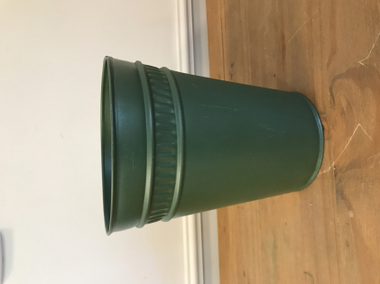 Vaso lata verde musgo