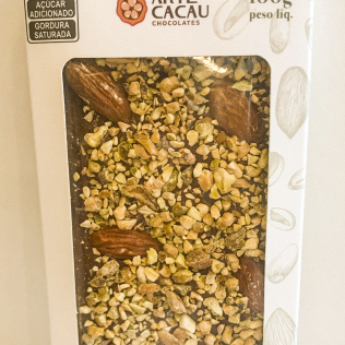Barra de chocolate Pistache