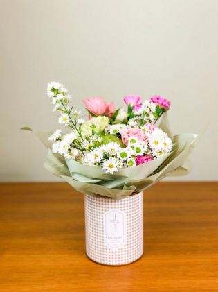 Arranjo na Lata Bel Fiore 