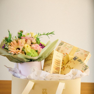 Box Gratidão Flores na Lata