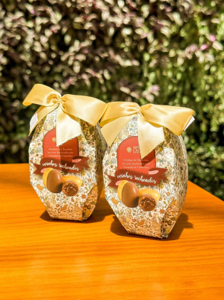 Ovinhos Recheados de Chocolate