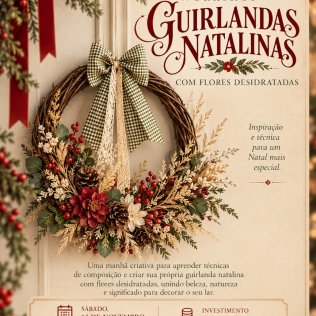 Workshop Guirlandas Natalinas